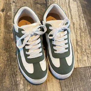 Maurices Green and White Women's Sneakers
